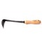 DeWit Right Hand Japanese Hand Hoe - Tempered Boron Steel with Ash Wood Handle, 12 inches long